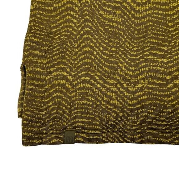LULULEMON Train to Be Tank Top Size 6 Ripple Wave Deep Artifact / Auric Gold - Picture 7 of 7